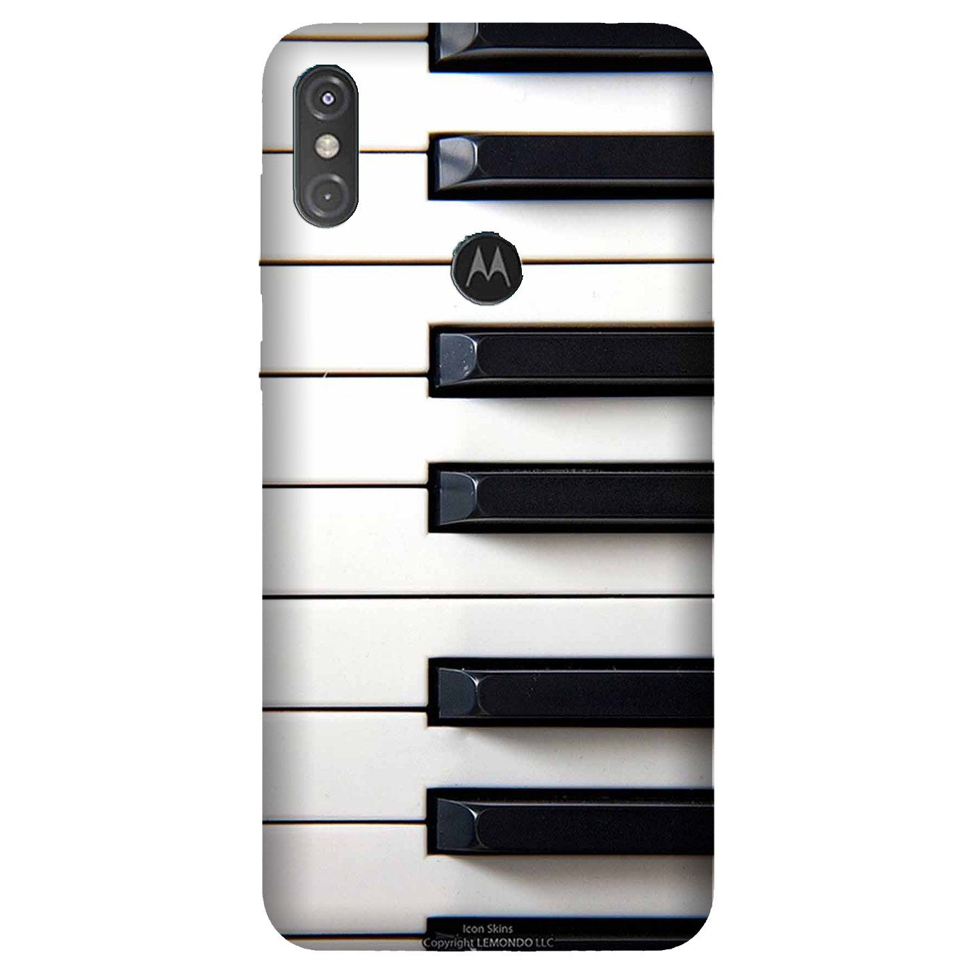 Piano Mobile Back Case for Moto One Power (Design - 387) Piano Mobile Back Case for Moto One Power (Design - 387)
