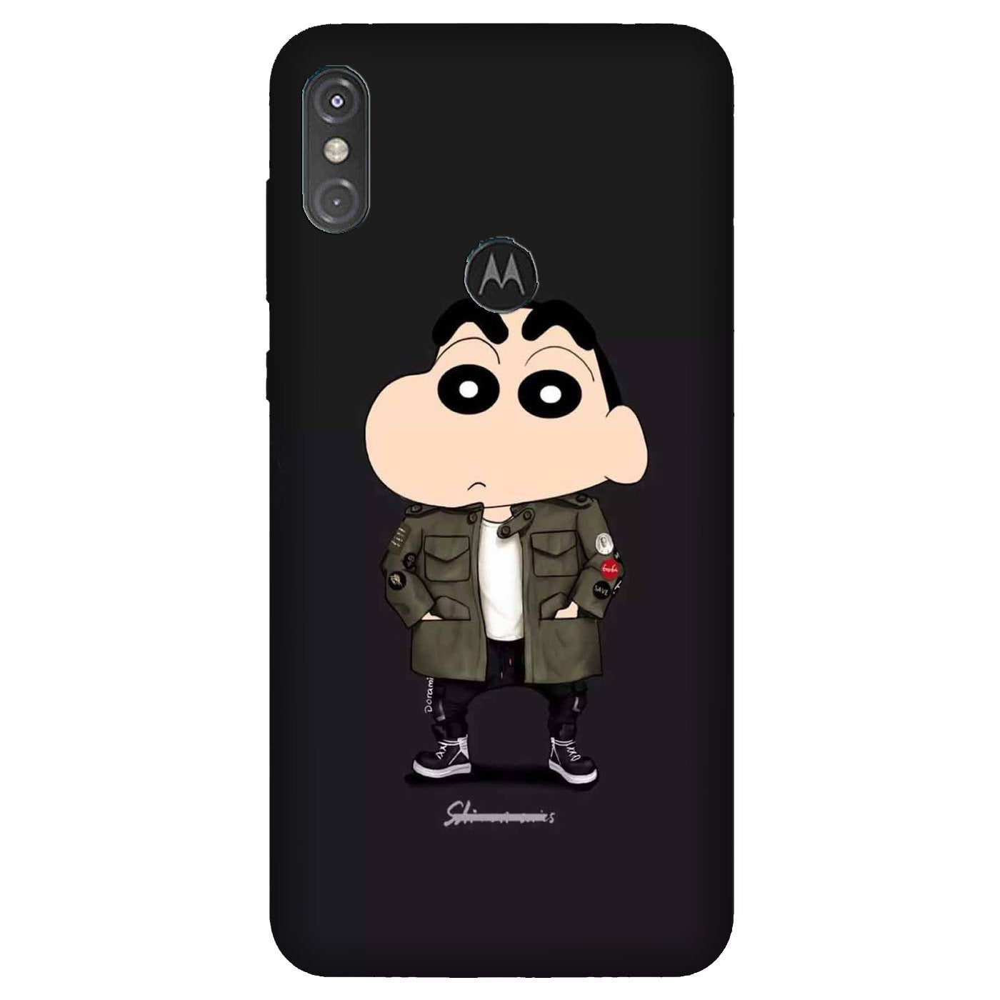 Shin Chan Mobile Back Case for Moto One Power (Design - 391) Shin Chan Mobile Back Case for Moto One Power (Design - 391)
