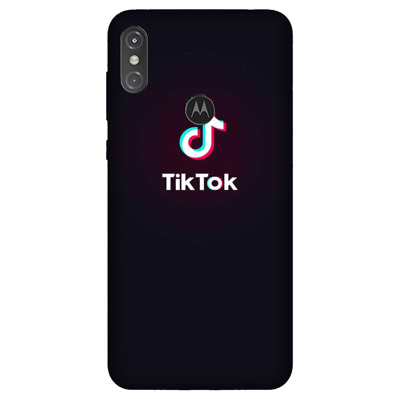 Tiktok Mobile Back Case for Moto One Power (Design - 396) Tiktok Mobile Back Case for Moto One Power (Design - 396)
