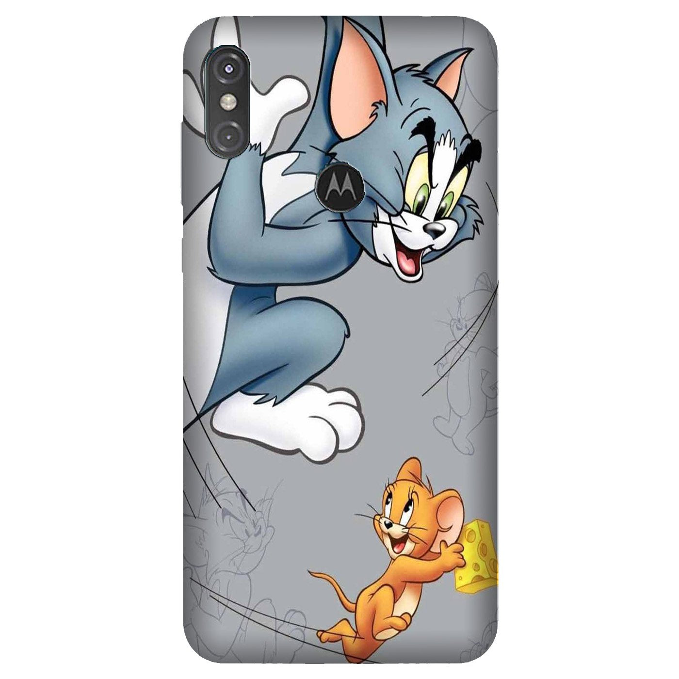Tom n Jerry Mobile Back Case for Moto One Power (Design - 399) Tom n Jerry Mobile Back Case for Moto One Power (Design - 399)