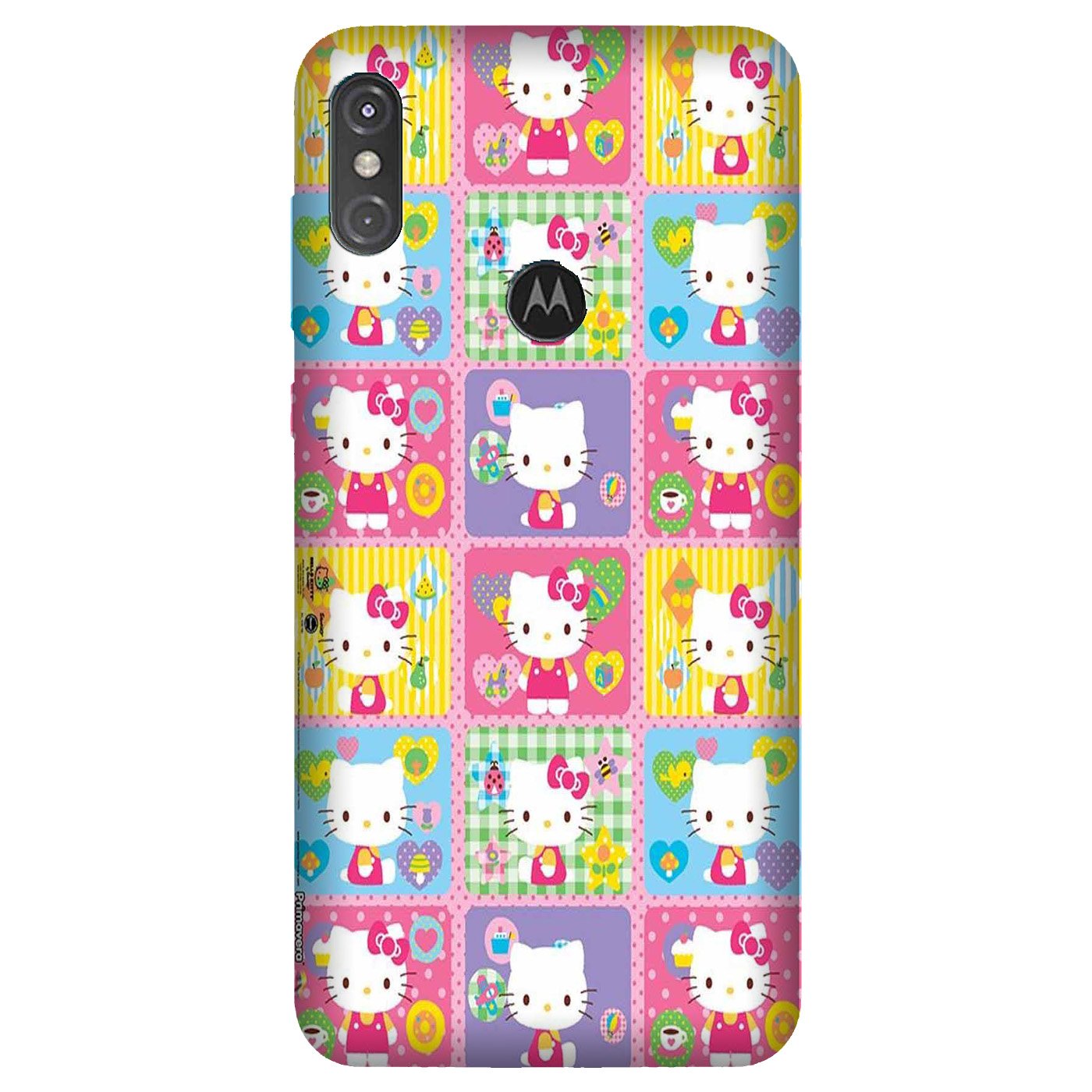 Kitty Mobile Back Case for Moto One Power (Design - 400) Kitty Mobile Back Case for Moto One Power (Design - 400)