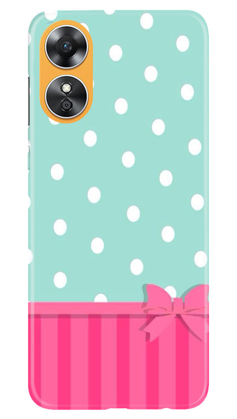 Gift Wrap Mobile Back Case for Oppo A17 (Design - 30) Gift Wrap Case for Oppo A17