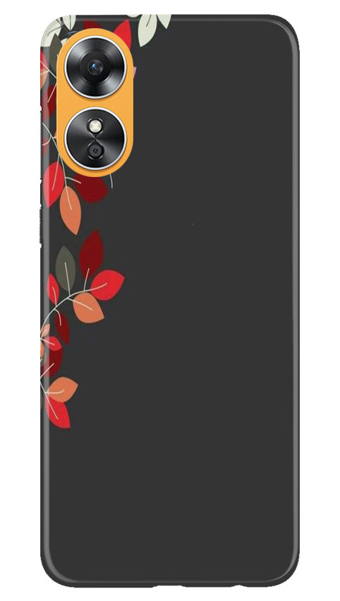 Grey Background Mobile Back Case for Oppo A17 (Design - 71) Grey Background Case for Oppo A17