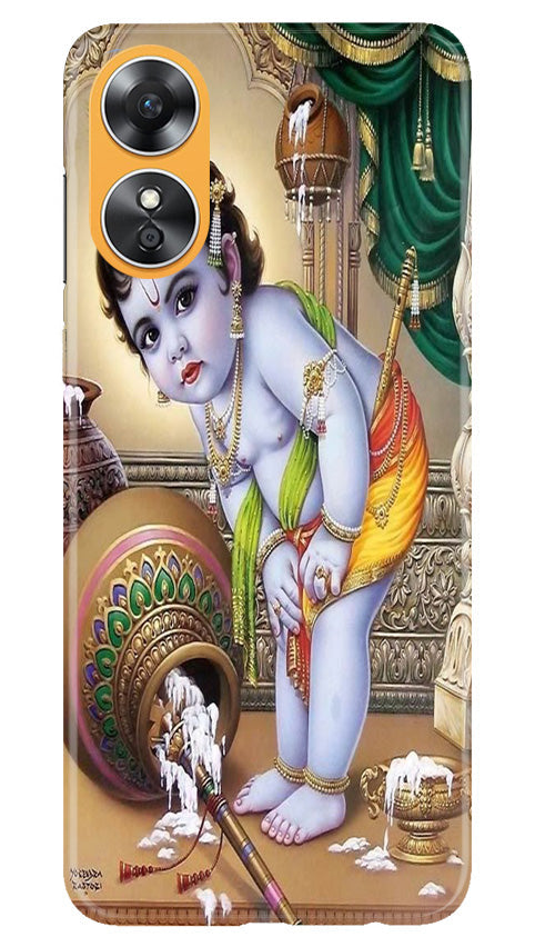Bal Gopal2 Mobile Back Case for Oppo A17 (Design - 85) Bal Gopal2 Case for Oppo A17