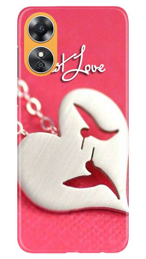 Just love Mobile Back Case for Oppo A17 (Design - 88) Just love Case for Oppo A17