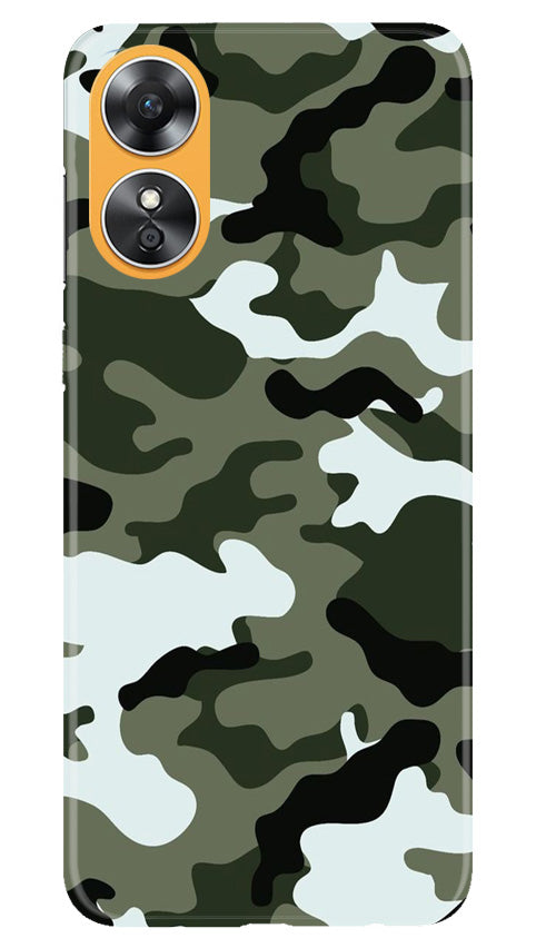 Army Camouflage Mobile Back Case for Oppo A17 (Design - 108) Army Camouflage Case for Oppo A17 (Design - 108)