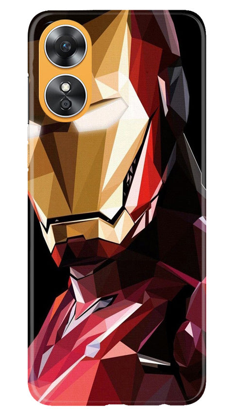 Iron Man Superhero Mobile Back Case for Oppo A17 (Design - 122) Iron Man Superhero Case for Oppo A17 (Design - 122)