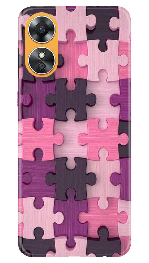 Puzzle Mobile Back Case for Oppo A17 (Design - 168) Puzzle Case for Oppo A17 (Design - 168)