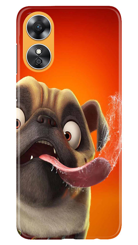 Dog Mobile Back Case for Oppo A17 (Design - 303) Dog Mobile Back Case for Oppo A17 (Design - 303)