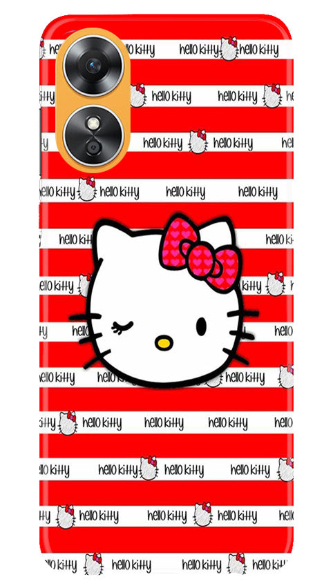 Hello Kitty Mobile Back Case for Oppo A17 (Design - 323) Hello Kitty Mobile Back Case for Oppo A17 (Design - 323)