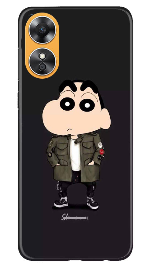 Shin Chan Mobile Back Case for Oppo A17 (Design - 349) Shin Chan Mobile Back Case for Oppo A17 (Design - 349)