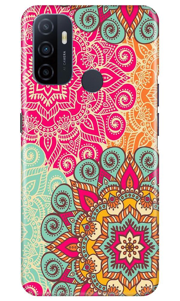 Rangoli art2 Mobile Back Case for Oppo A33 (Design - 29) Rangoli art2 Case for Oppo A33