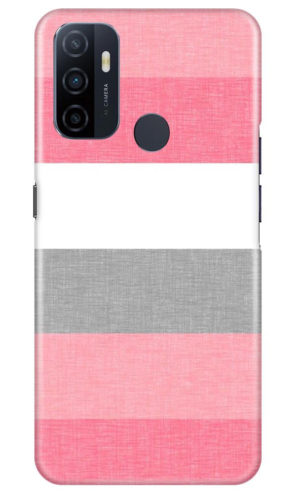 Pink white pattern Mobile Back Case for Oppo A33 (Design - 55) Pink white pattern Case for Oppo A33