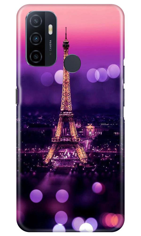 Eiffel Tower Mobile Back Case for Oppo A53 (Design - 86) Eiffel Tower Case for Oppo A53