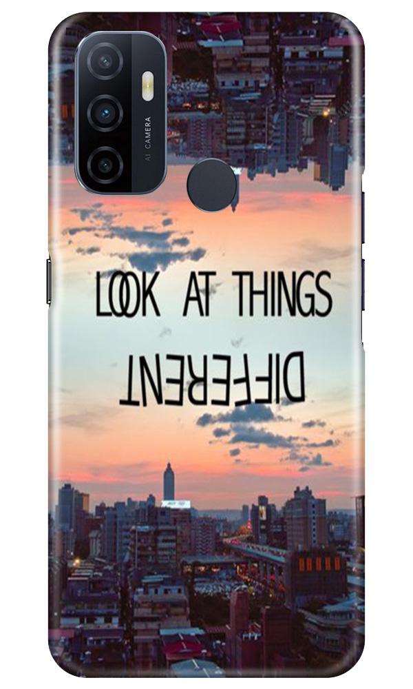 Look at things different Mobile Back Case for Oppo A33 (Design - 99) Look at things different Case for Oppo A33