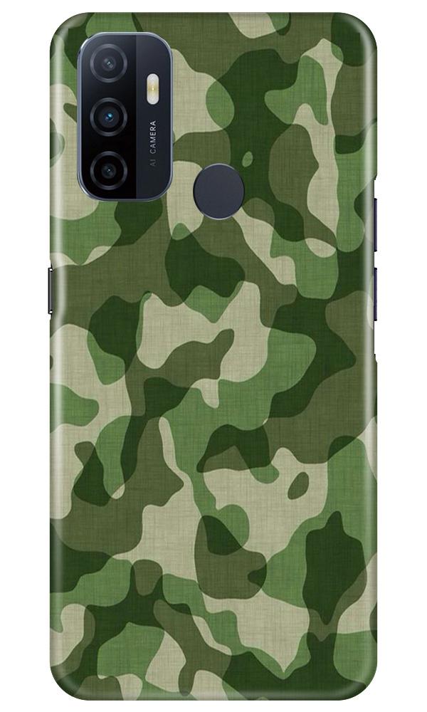 Army Camouflage Mobile Back Case for Oppo A33 (Design - 106) Army Camouflage Case for Oppo A33 (Design - 106)