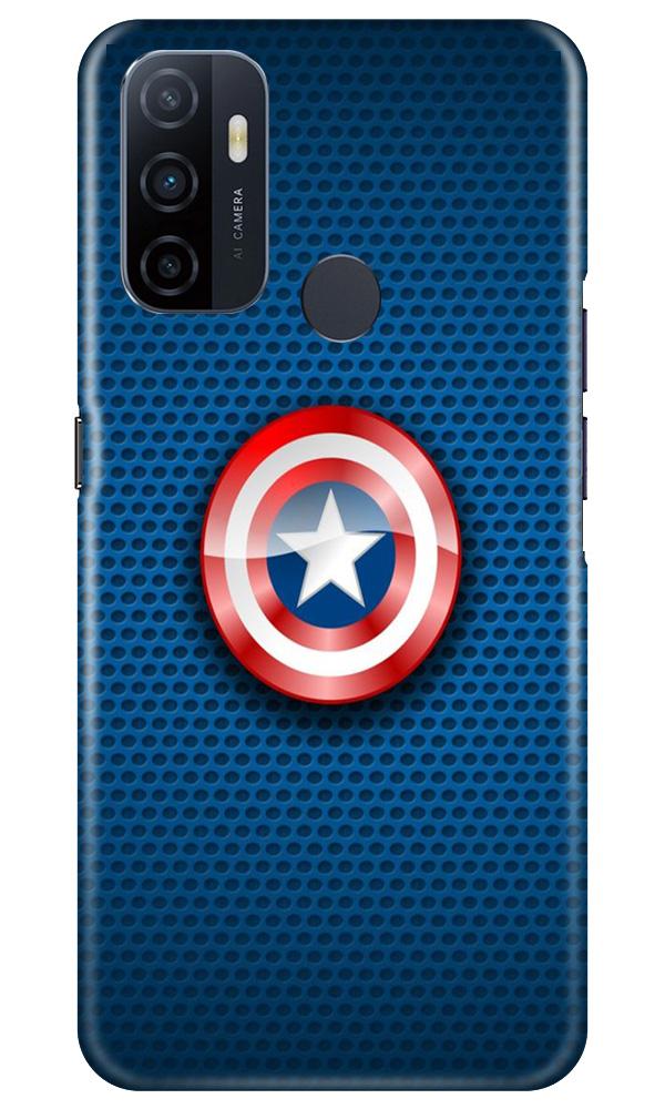 Captain America Shield Mobile Back Case for Oppo A33 (Design - 253) Captain America Shield Case for Oppo A33 (Design No. 253)