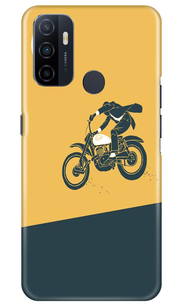 Bike Lovers Mobile Back Case for Oppo A53 (Design - 256) Bike Lovers Case for Oppo A53 (Design No. 256)