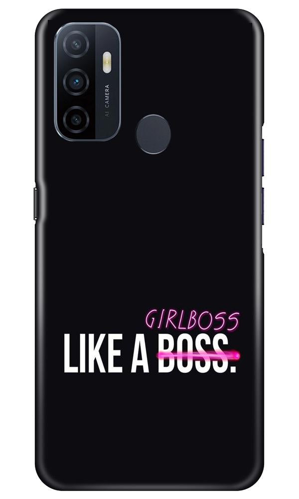 Like a Girl Boss Mobile Back Case for Oppo A33 (Design - 265) Like a Girl Boss Case for Oppo A33 (Design No. 265)