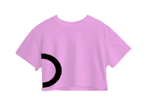 YELLOW CIRCLE CROP TOP YELLOW CIRCLE CROP TOP