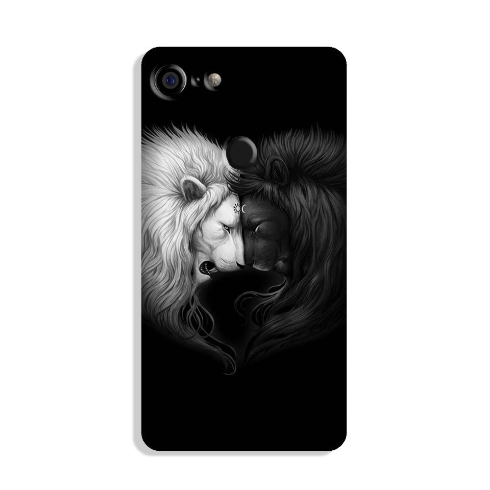 Dark White Lion Case for Google Pixel 3 XL (Design - 140) Dark White Lion Case for Google Pixel 3 XL (Design - 140)