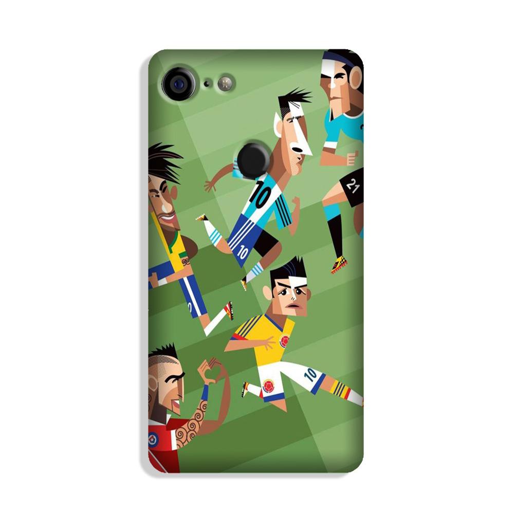 Football Case for Google Pixel 3 XL (Design - 166) Football Case for Google Pixel 3 XL (Design - 166)