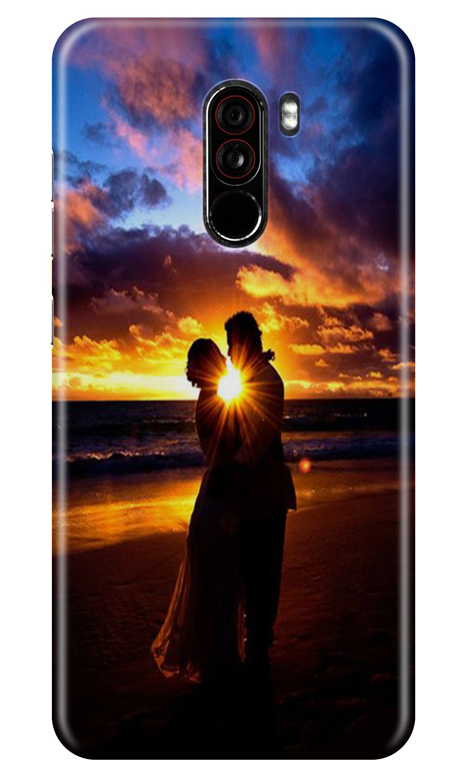 Couple Sea shore Case for Poco F1 Couple Sea shore Case for Poco F1