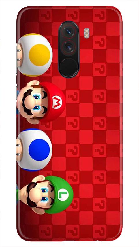 Mario Mobile Back Case for Poco F1 (Design - 337) Mario Mobile Back Case for Poco F1 (Design - 337)
