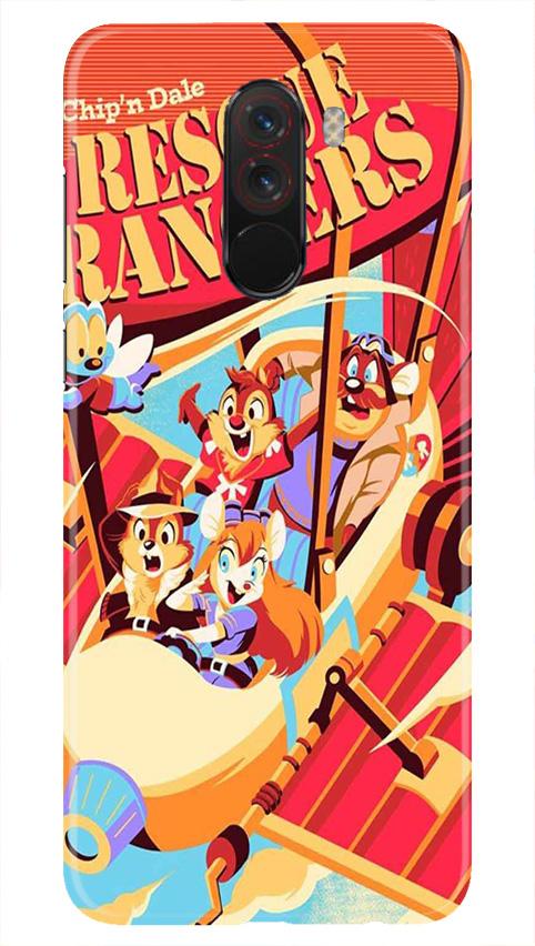 Rescue Rangers Mobile Back Case for Poco F1 (Design - 341) Rescue Rangers Mobile Back Case for Poco F1 (Design - 341)