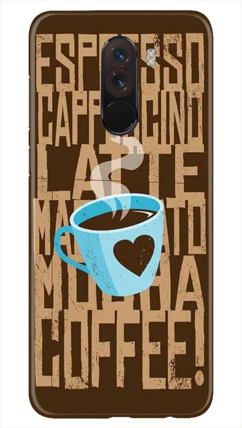 Love Coffee Mobile Back Case for Poco F1 (Design - 351) Love Coffee Mobile Back Case for Poco F1 (Design - 351)