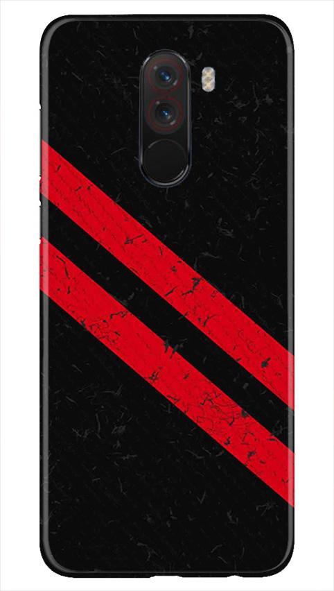 Black Red Pattern Mobile Back Case for Poco F1 (Design - 373) Black Red Pattern Mobile Back Case for Poco F1 (Design - 373)