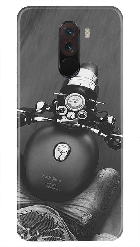 Royal Enfield Mobile Back Case for Poco F1 (Design - 382) Royal Enfield Mobile Back Case for Poco F1 (Design - 382)