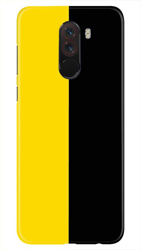 Black Yellow Pattern Mobile Back Case for Poco F1 (Design - 397) Black Yellow Pattern Mobile Back Case for Poco F1 (Design - 397)