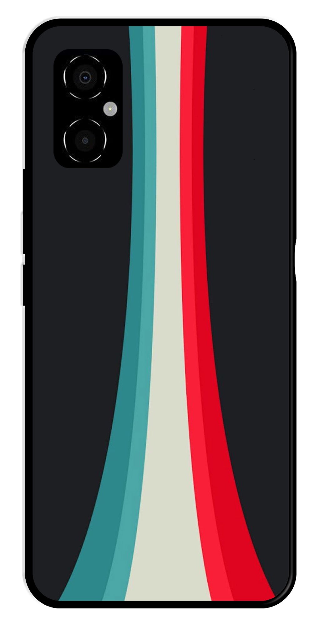 Modern Art Colorful Metal Mobile Case for Poco M4 5G Modern Art Colorful Metal Mobile Case for Poco M4 5G (Design No -48)