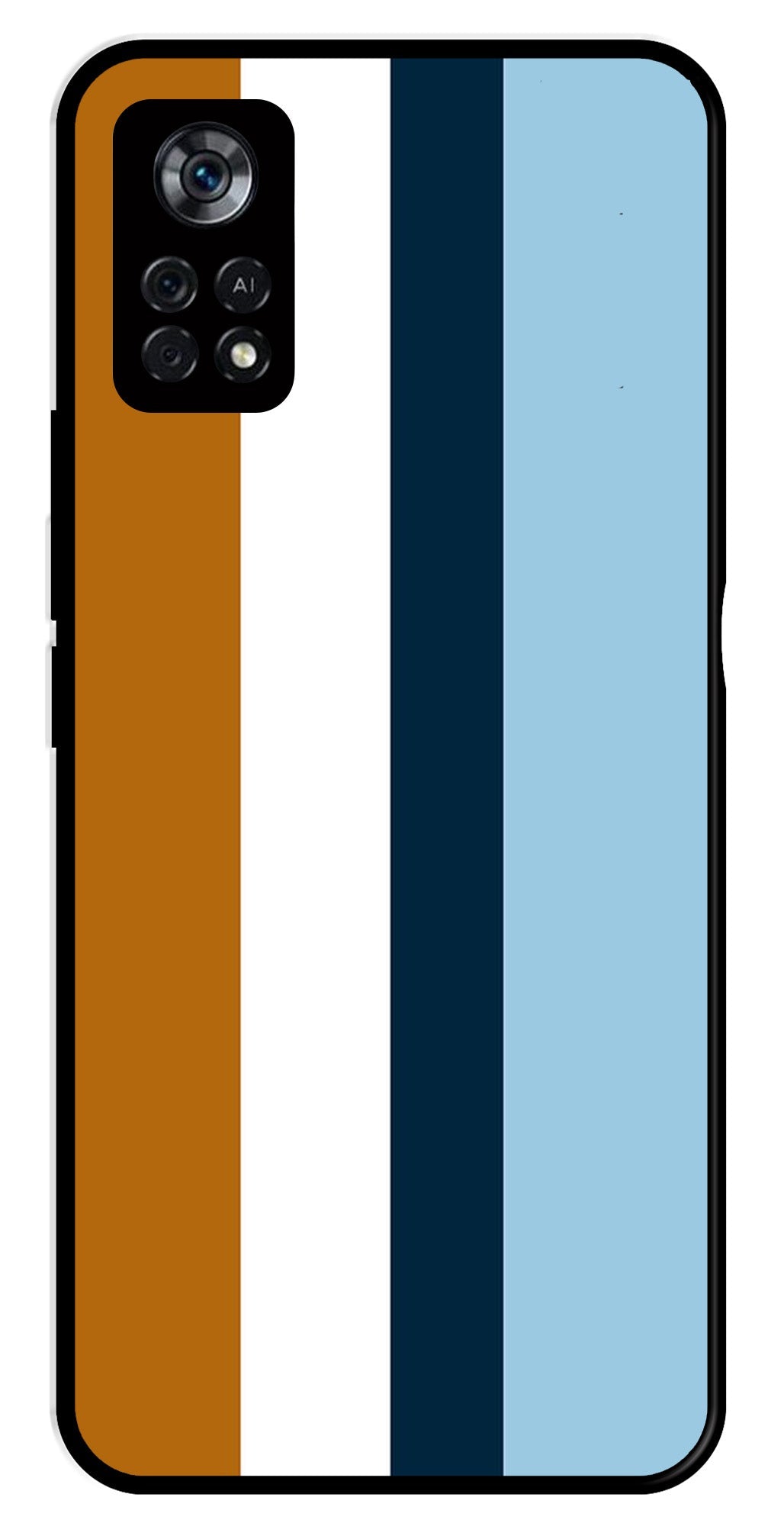 MultiColor Pattern Metal Mobile Case for Poco X4 Pro MultiColor Pattern Metal Mobile Case for Poco X4 Pro (Design No -17)