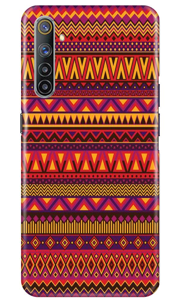 Zigzag line pattern2 Mobile Back Case for Realme 6 (Design - 10) Zigzag line pattern2 Case for Realme 6