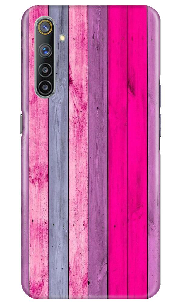 Wooden look Mobile Back Case for Realme 6 (Design - 24) Wooden look Case for Realme 6