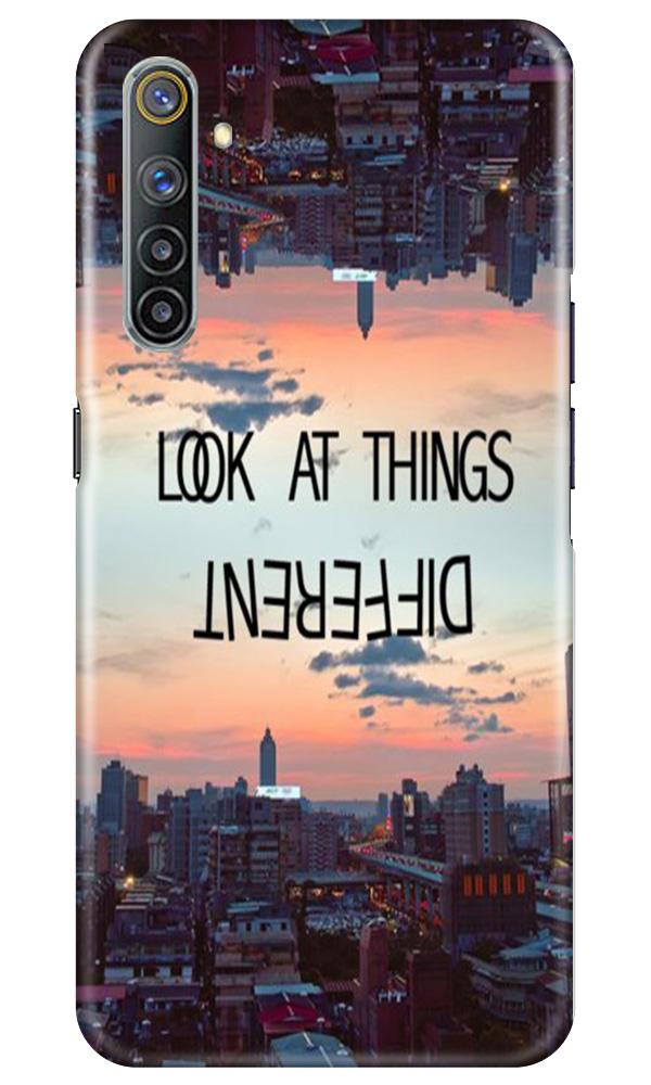 Look at things different Mobile Back Case for Realme 6 (Design - 99) Look at things different Case for Realme 6