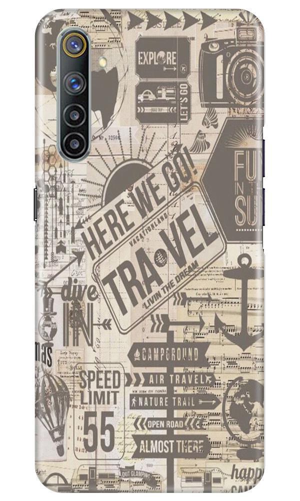 Travel Mobile Back Case for Realme 6 (Design - 104) Travel Case for Realme 6 (Design - 104)