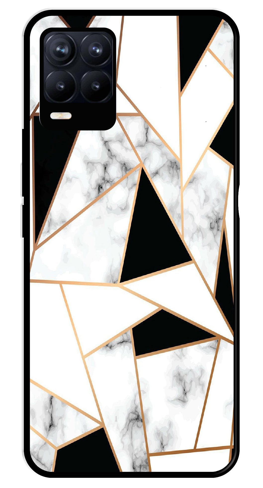 Marble Design2 Metal Mobile Case for Realme 8 Pro Marble Design2 Metal Mobile Case for Realme 8 Pro (Design No -08)