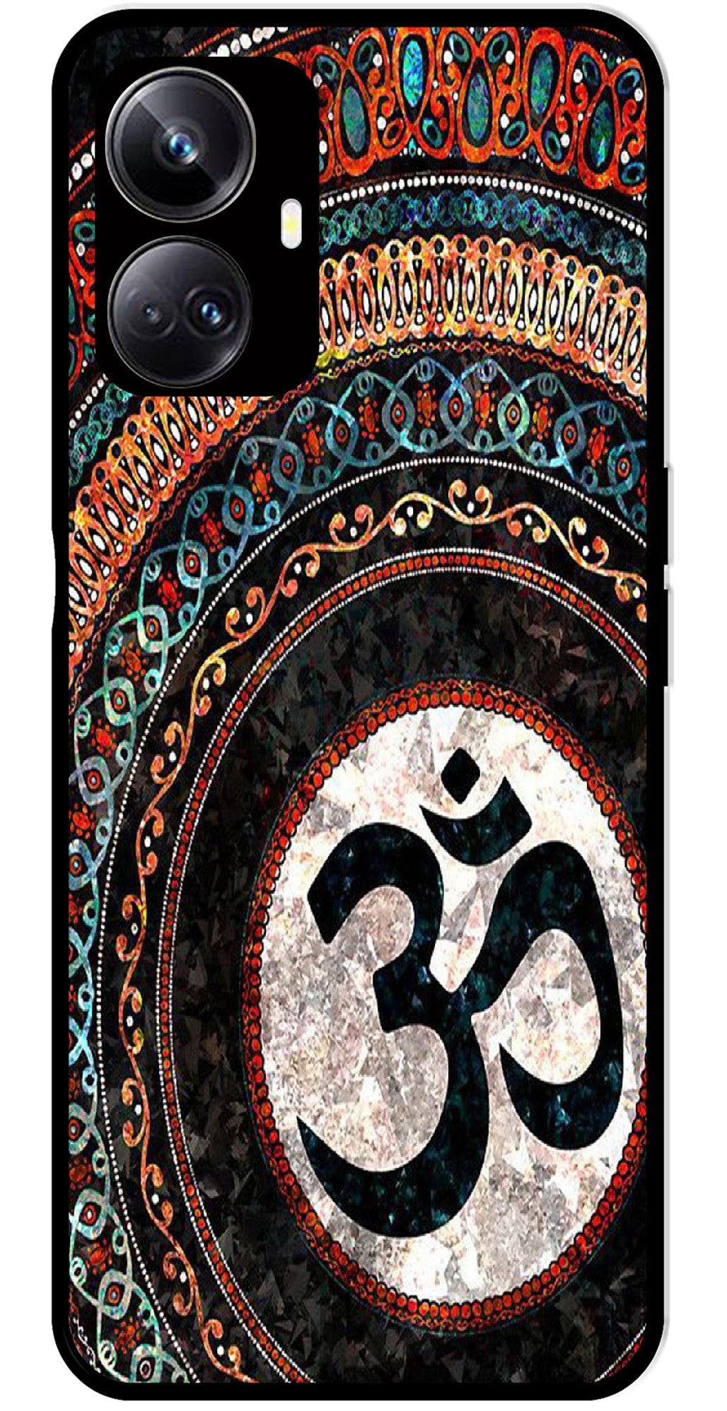 Oum Design Metal Mobile Case for Realme 10 Pro 5G Oum Design Metal Mobile Case for Realme 10 Pro 5G (Design No -15)
