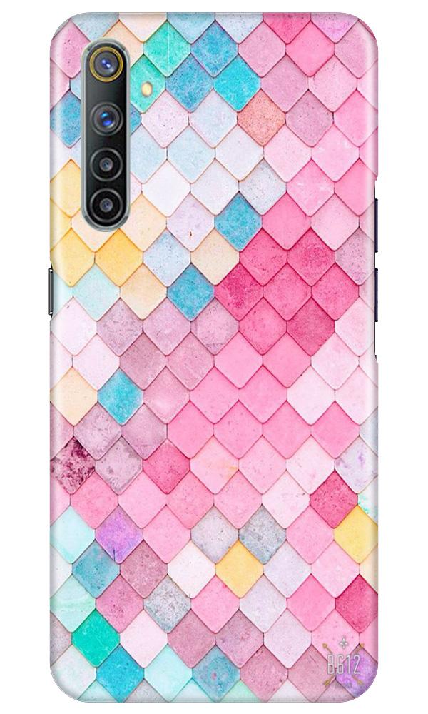 Pink Pattern Mobile Back Case for Realme 6 (Design - 215) Pink Pattern Case for Realme 6 (Design No. 215)