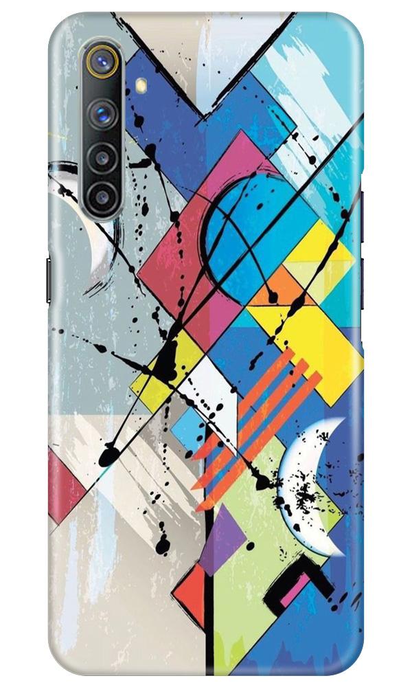 Modern Art Mobile Back Case for Realme 6 (Design - 235) Modern Art Case for Realme 6 (Design No. 235)