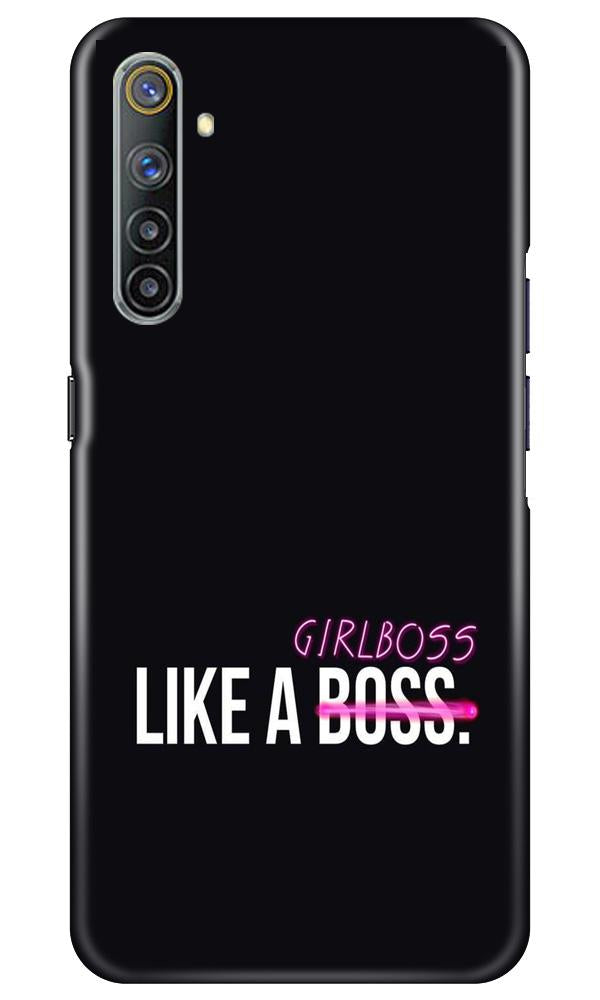 Like a Girl Boss Mobile Back Case for Realme 6 (Design - 265) Like a Girl Boss Case for Realme 6 (Design No. 265)