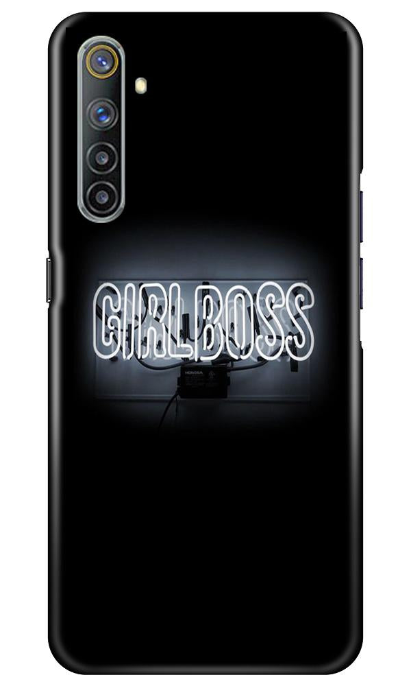 Girl Boss Black Mobile Back Case for Realme 6 (Design - 268) Girl Boss Black Case for Realme 6 (Design No. 268)
