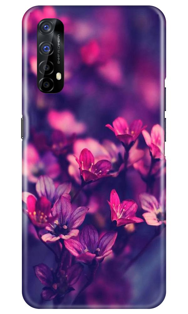 flowers Mobile Back Case for Realme 7 (Design - 25) flowers Case for Realme 7
