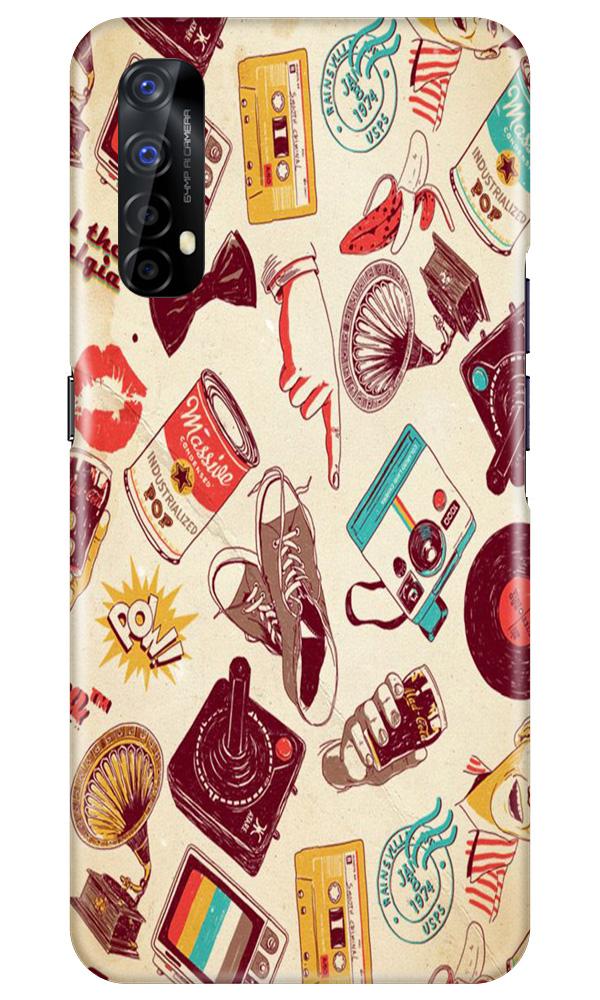 Vintage Mobile Back Case for Realme 7 (Design - 35) Vintage Case for Realme 7
