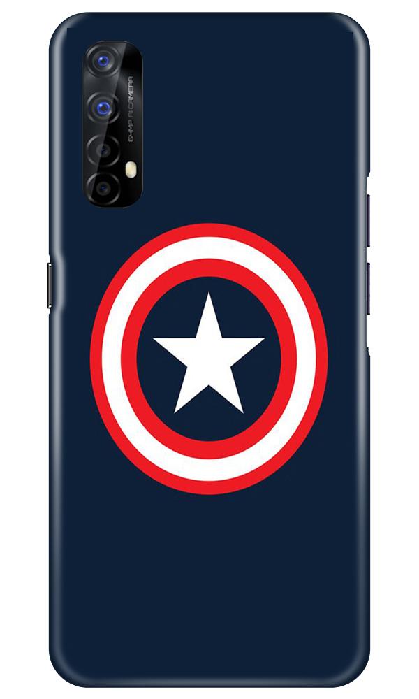 Captain America Mobile Back Case for Realme 7 (Design - 42) Captain America Case for Realme 7