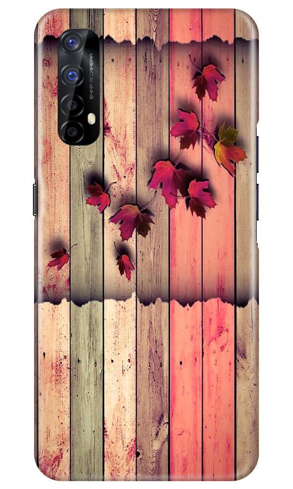 Wooden look2 Mobile Back Case for Realme 7 (Design - 56) Wooden look2 Case for Realme 7