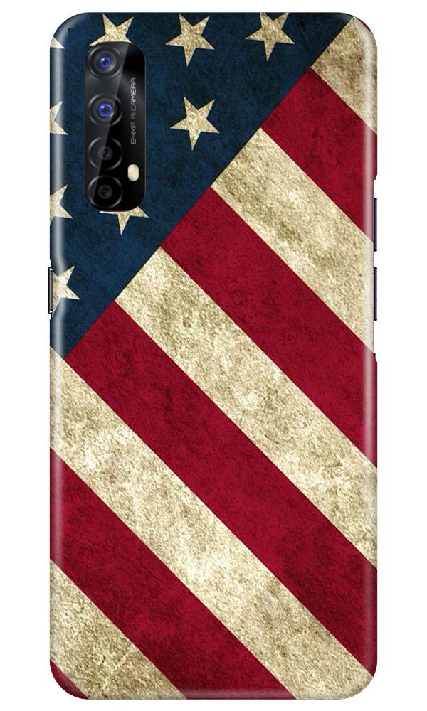 America Mobile Back Case for Realme 7 (Design - 79) America Case for Realme 7